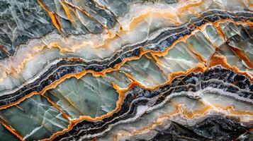 Detailed texture of a jasper stone with intricate patterns in natural hues and vibrant veins photo