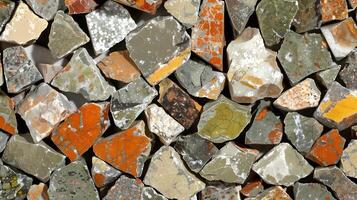 Textured jasper stone background featuring a variety of natural colors and patterns photo