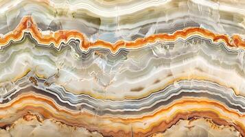 Beautiful jasper stone texture with colorful bands and intricate patterns in natural formation photo