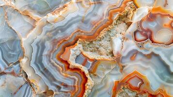 Textured background featuring multicolored jasper stone with natural patterns photo