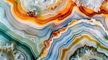 Vibrant jasper stone texture background showcasing rich colors and intricate patterns photo