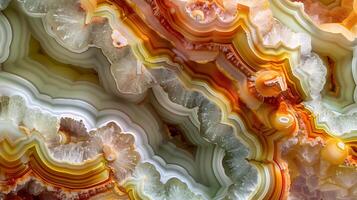 Vibrant jasper stone texture with intricate patterns showcasing natural beauty and color variations photo