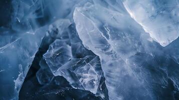 Close-up view of textured marble background showcasing intricate patterns and shades of blue photo