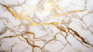 Elegant marble texture with golden veining creating a luxurious background for design use photo