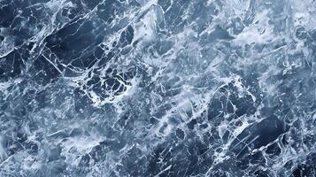 Elegant blue marble texture background suitable for various design applications and projects photo