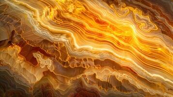 Stunning marble texture with intricate golden and brown patterns creating a warm ambiance photo