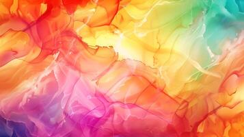Vibrant marble ink background with swirling colors creating a dynamic artistic effect photo