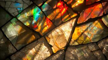 Vibrant opal texture background with reflective colors and unique patterns photo