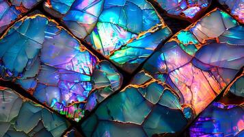 Captivating opal texture background showcasing vibrant colors and intricate patterns photo