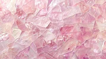 Delicate pink pearl background featuring iridescent shards creating a soft, elegant texture photo