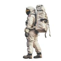 Astronaut in spacesuit isolated on transparent background photo