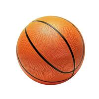 Realistic basketball on transparent background photo