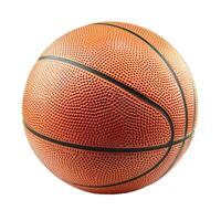 Basketball isolated showing rough textured surface for grip photo