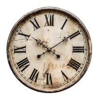 Old clock face showing aging and the passing of time photo