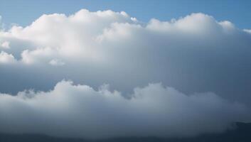 Foggy or cloudy atmosphere photo