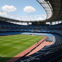 A bustling sports venue for athletic events photo