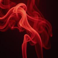 Abstract red smoke mist with textured depth to create intense graphic design for websites photo
