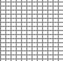 Original geometric seamless ornament in the form of a pattern of black and white ovals vector