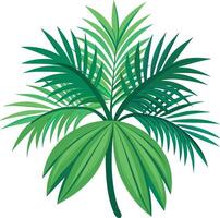 Celebrating with Palm Branches vector
