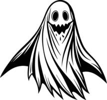 A ghost with a big smile on its face vector