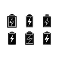 Stylish battery charge and line art design for modern digital projects vector