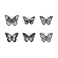 Butterfly line art design, perfect for digital and print projects vector