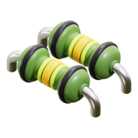 3d Resistor icon. perfect for electronics projects, technology concept, electrical engineering designs, educational materials, and science articles png