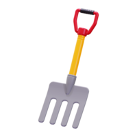 3d Pitchfork icon. Perfect for gardening, yard work, and soil cultivation png