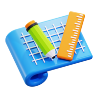 3d Project icon. Perfect for architecture, engineering, graphic design or drafting concepts png