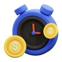 3d payment reminder icon. ideal for financial concepts, time management, budgeting, and saving concepts png
