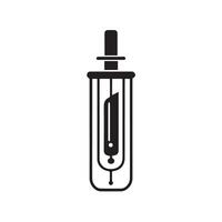 Syringe Icon, Medical Drawing, Healthcare Symbol, Ems Symbol vector