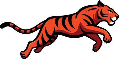 panther walking forward with a fierce expression, illustrated in a bold cartoon style vector