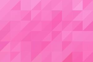 Pink mosaic triangle background. Gradient abstract geometric pixel background. vector