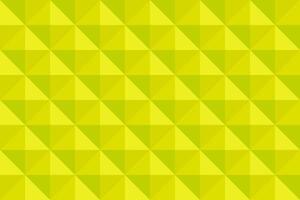 Yellow green background in diamond shape pattern. Triangle 3D pixel background. vector