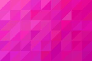 Magenta mosaic triangle background. Gradient abstract geometric pixel background. vector