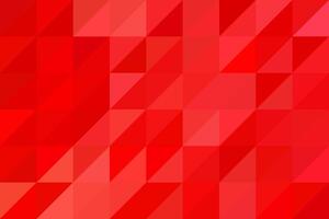 Red mosaic triangle background. Gradient abstract geometric pixel background. vector