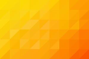Orange mosaic triangle background. Gradient abstract geometric pixel background. vector