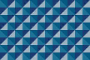 Dark blue background in diamond shape pattern. Triangle 3D pixel background. vector
