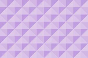 Soft purple background in diamond shape pattern. Triangle 3D pixel background. vector