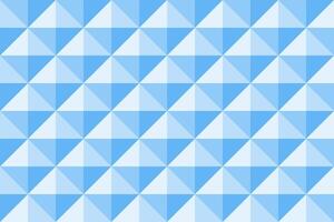 Light blue background in diamond shape pattern. Triangle 3D pixel background. vector