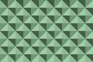 Dark green background in diamond shape pattern. Triangle 3D pixel background. vector