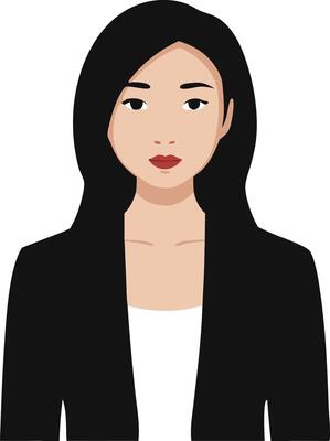 A illustration of a woman in business attire, symbolizing professionalism, confidence, and modern work culture.