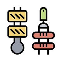 A pair of electronic components on a white background vector