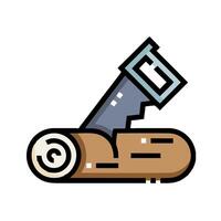 Log with a key icon illustration vector