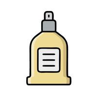 A bottle of mustard on a white background vector
