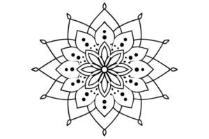 add fine detailing, like thin lines and dot patterns, to enhance the complexity of the mandala, vector