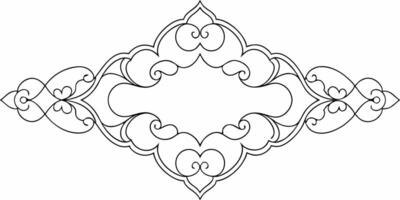 a 100 perfect mirroring, precise symmetry, seamless, one stroke hand-drawn, ottoman ornaments, text vector