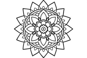 a mandala inspired by ancient indian art, using traditional patterns and vibrant colors, vector