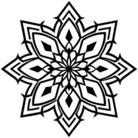 3d rendering of dynamic and modern ornament decorative pattern in oriental style mandala design vector
