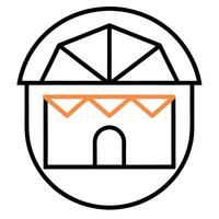 minimalist icon-based logo design for openshop, orange and pink, make minimal design, vector